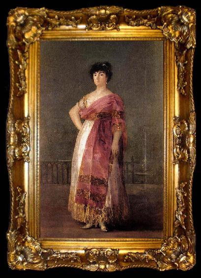 framed  Francisco de Goya La Tirana, ta009-2